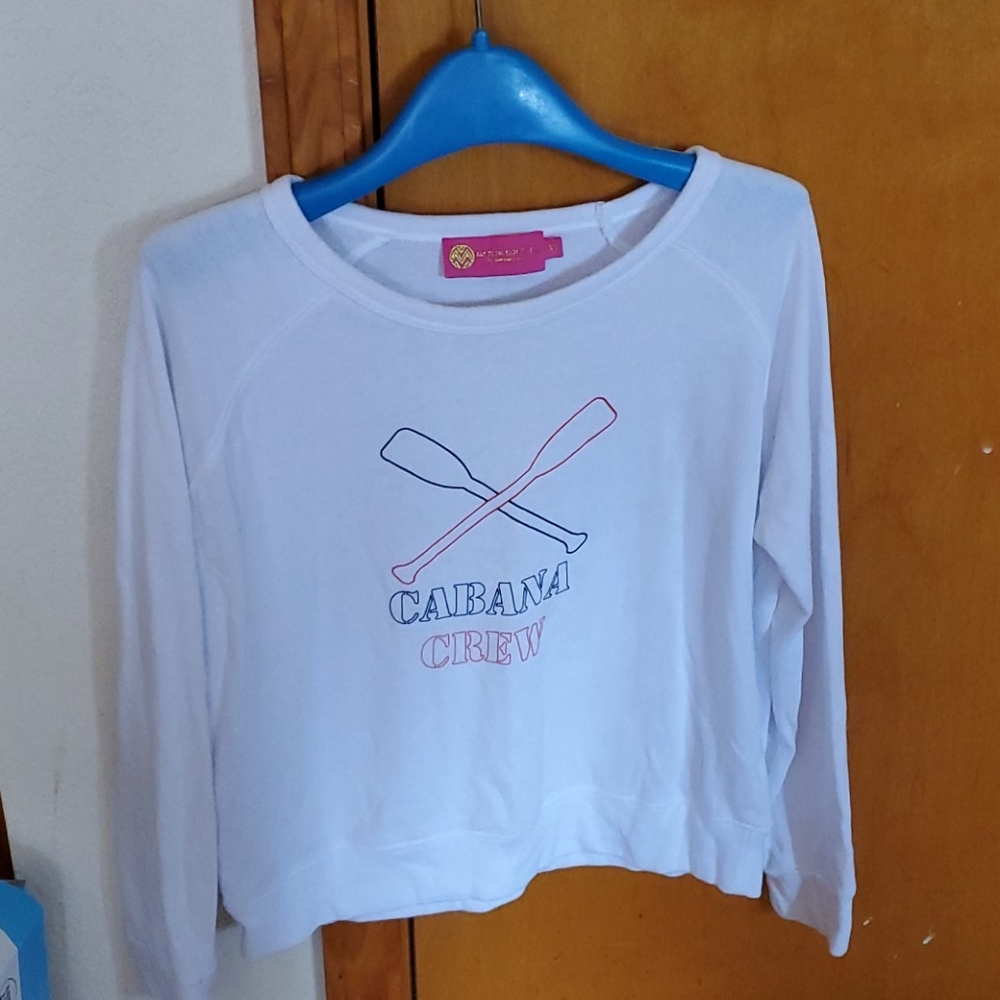 Cabana Crew White Sweatshirt